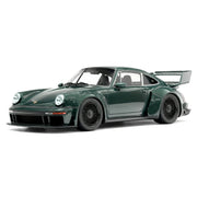 MCM Porsche 2023 911 Singer DLS Turbo Dark groen High Wing 1:18 – Collectible modelauto