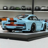 MCM Porsche 2023 911 Singer DLS Turbo Gulf Low Wing 1:18 – Verzamelbare resin modelresin