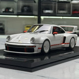 MCM Porsche 2023 911 Singer DLS Turbo Pearl White 1:18 – Resina de Modelo de Resina de Coleção