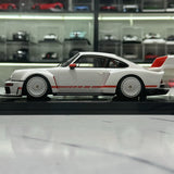 MCM Porsche 2023 911 Singer DLS Turbo Pearl White 1:18 – Resina de Modelo de Resina de Coleção