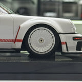 MCM Porsche 2023 911 Singer DLS Turbo Pearl White 1:18 – Resina de Modelo de Resina de Coleção