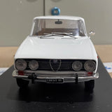 [MITICA] 1:18 Alfa Romeo 1750 Berlina White Model Car Die-Cast