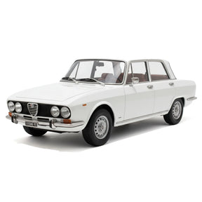 [MITICA] 1:18 Alfa Romeo 1750 Berlina White Model Car Die-Cast