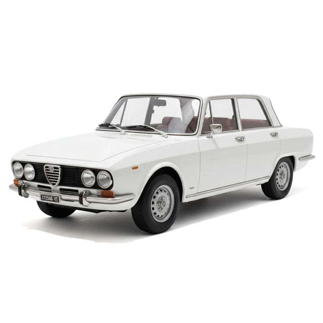 [MITICA] 1:18 Alfa Romeo 1750 Berlina White Model Car Die-Cast