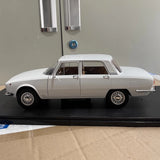 [MITICA] 1:18 Alfa Romeo 1750 Berlina White Model Car Die-Cast