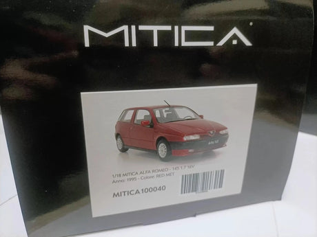[MITICA] 1:18 Alfa Romeo 1994 145 Red Model Car Die-Cast