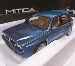 [MITICA] 1:18 Lancia 1993 Delta Integrale Evoluzione II Blue Model Car Resin