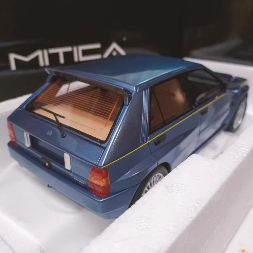 [MITICA] 1:18 Lancia 1993 Delta Integrale Evoluzione II Blue Model Car Resin