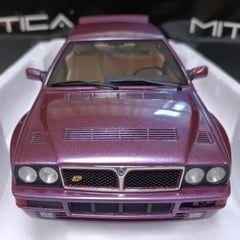 [MITICA] 1:18 Lancia 1993 Delta Integrale Evoluzione II Purple Model Car Resin