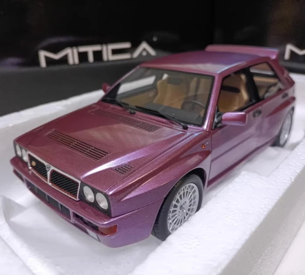 [MITICA] 1:18 Lancia 1993 Delta Integrale Evoluzione II Purple Model Car Resin