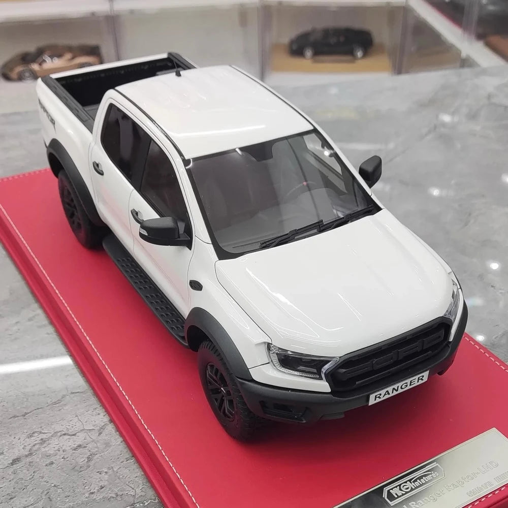 [MK Trax] 1:18 Ford 2019 Ranger Raptor bianco modellino di auto resina