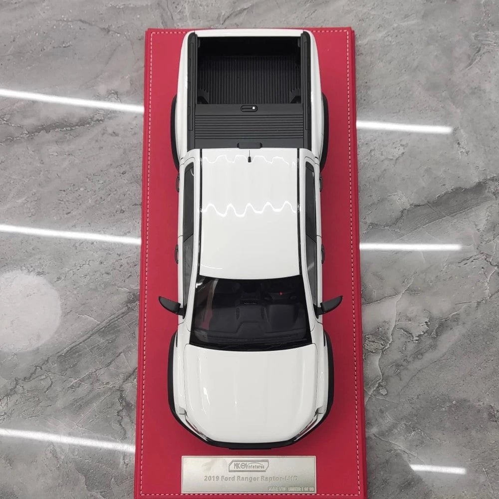 [MK Trax] 1:18 Ford 2019 Ranger Raptor bianco modellino di auto resina