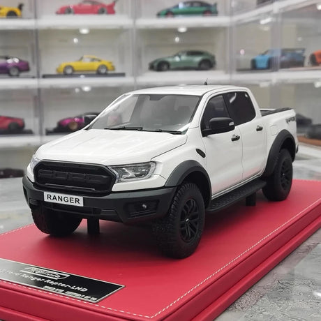 [MK Trax] 1:18 Ford 2019 Ranger Raptor White Model Car Resin