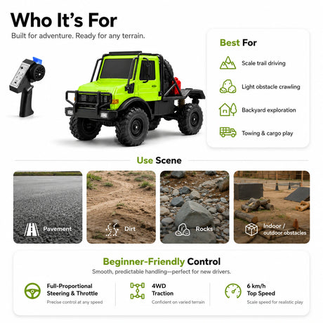 MN MN-333 1:18 RC زاحف 4WD RTR RC سيارة RC سيارة