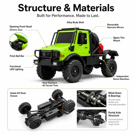 MN MN-333 1:18 RC زاحف 4WD RTR RC سيارة RC سيارة