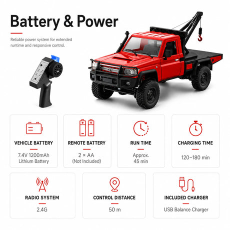 MN MN-82T 1:12 شاحنة سحب RC زاحف تلامس سيارة RC سيارة 4WD RTR RC