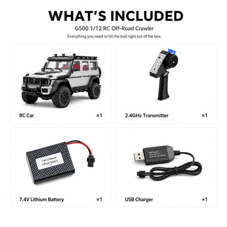 MN MN-86S 1:12 Mercedes-Benz G500 RC الزاحف الذي تعرضت لفرشاة سيارة RC سيارة 4WD RTR RC