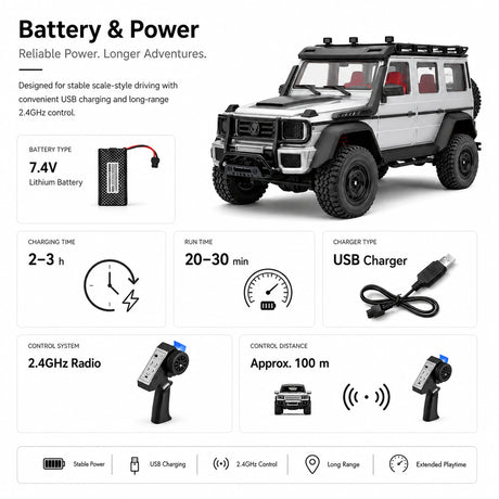 MN MN-86S 1:12 Mercedes-Benz G500 RC الزاحف الذي تعرضت لفرشاة سيارة RC سيارة 4WD RTR RC