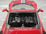 [MR Collection] 1:18 Ferrari 2021 296 GTB Racing Stripe Roadster Red Blue Model Car Resin