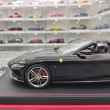 [MR Collection] 1:18 Ferrari 2023 Roma Spider Black Model Car Resin