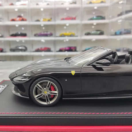 [MR Collection] 1:18 Ferrari 2023 Roma Spider Black Model Car Resin