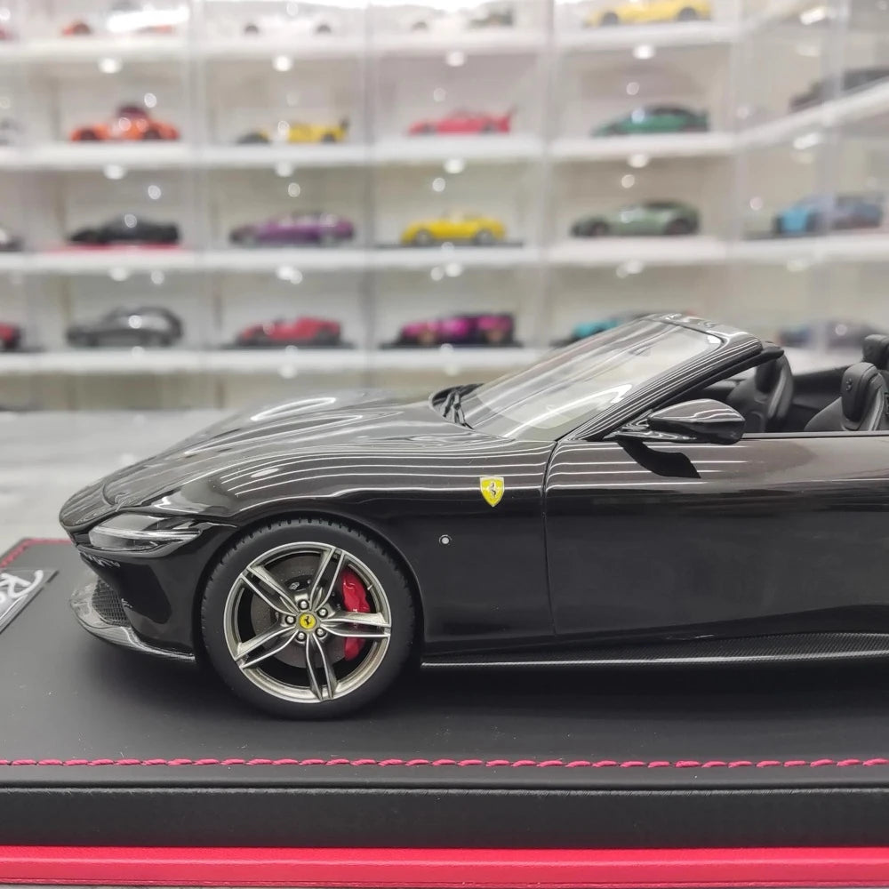 [MR Collection] 1:18 Ferrari 2023 Roma Spider Black Model Car Resin