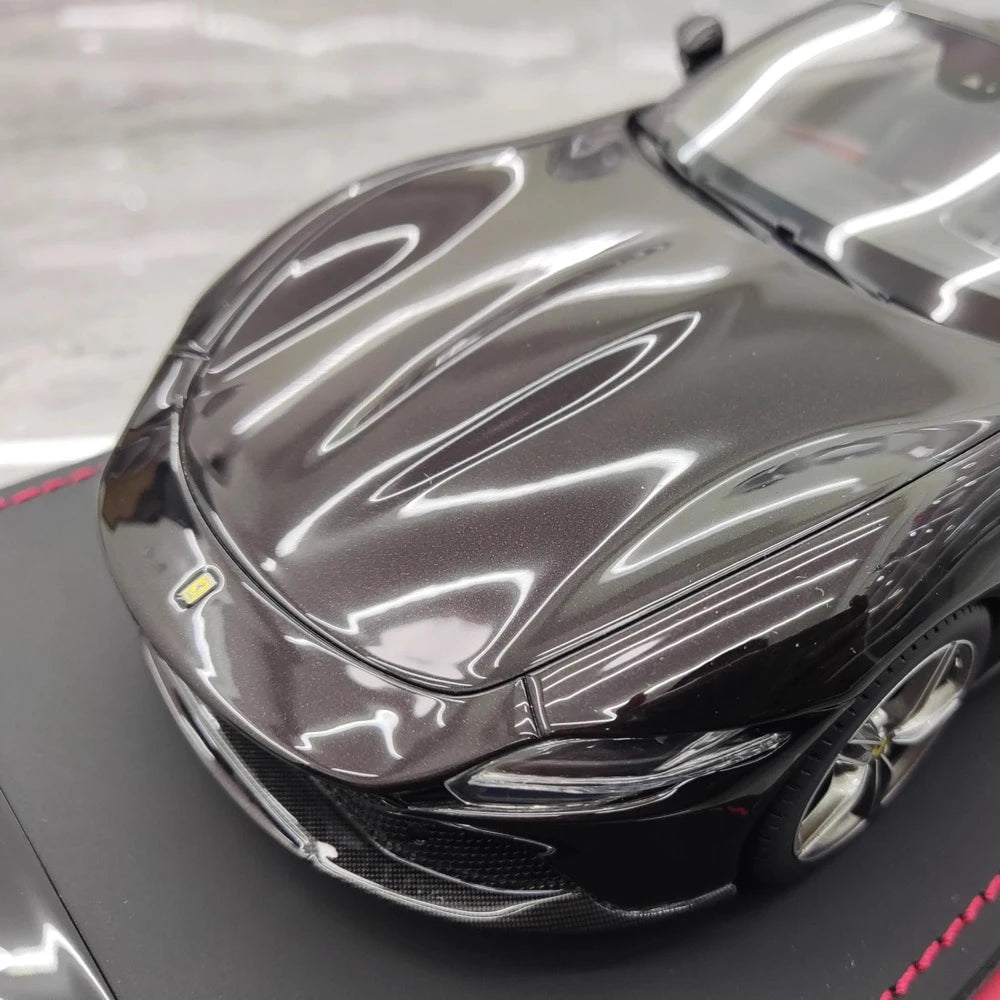 [MR Collection] 1:18 Ferrari 2023 Roma Spider Black Model Car Resin
