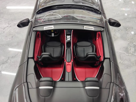 [MR Collection] 1:18 Ferrari 2023 Roma Spider Black Model Car Resin