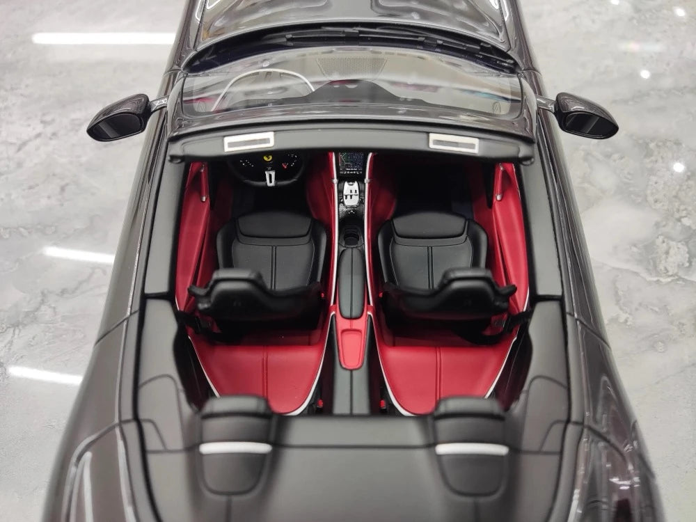 [MR Collection] 1:18 Ferrari 2023 Roma Spider Black Model Car Resin
