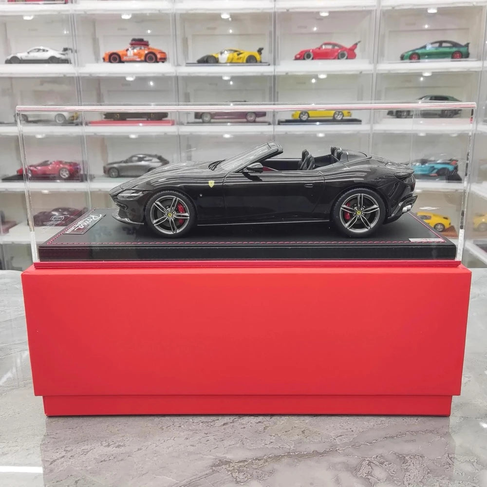 [MR Collection] 1:18 Ferrari 2023 Roma Spider Black Model Car Resin