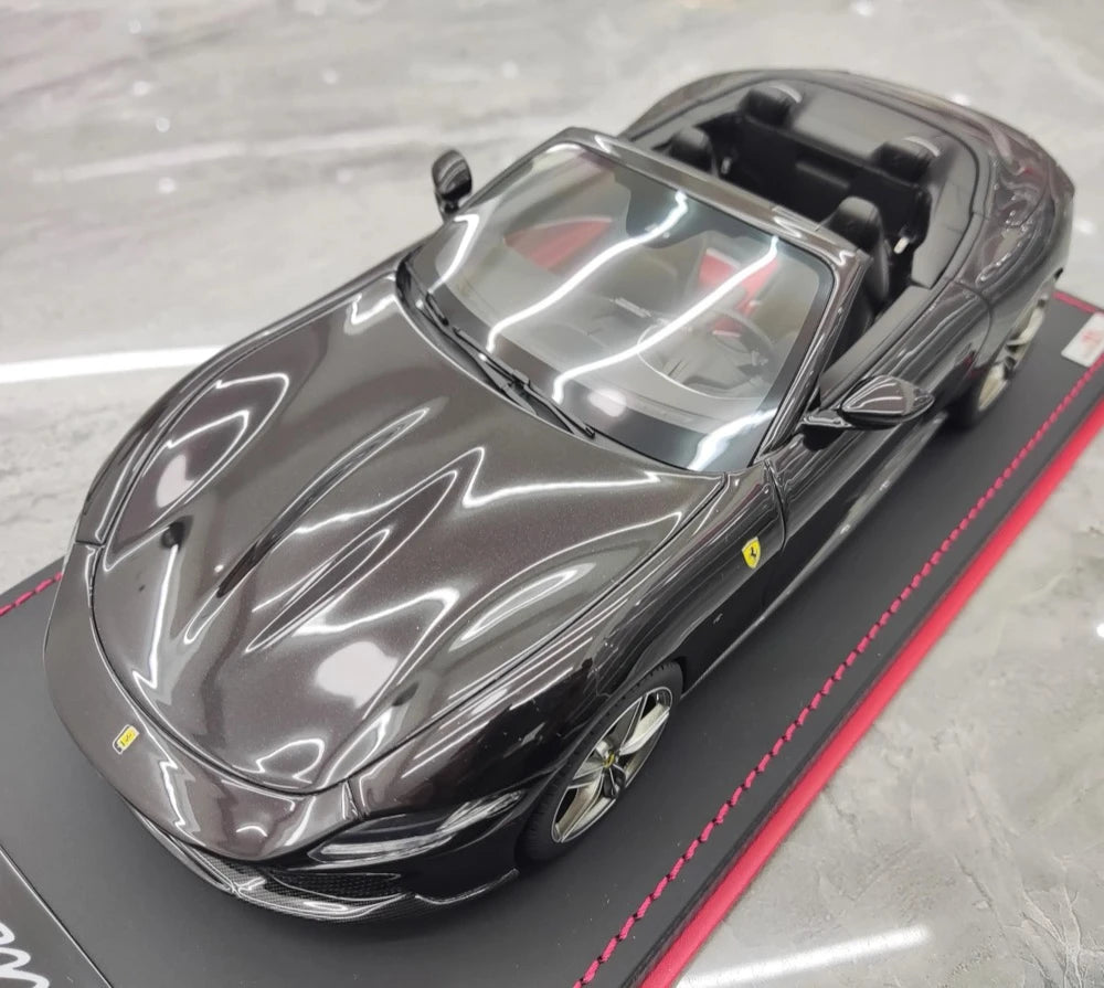[MR Collection] 1:18 Ferrari 2023 Roma Spider Black Model Car Resin