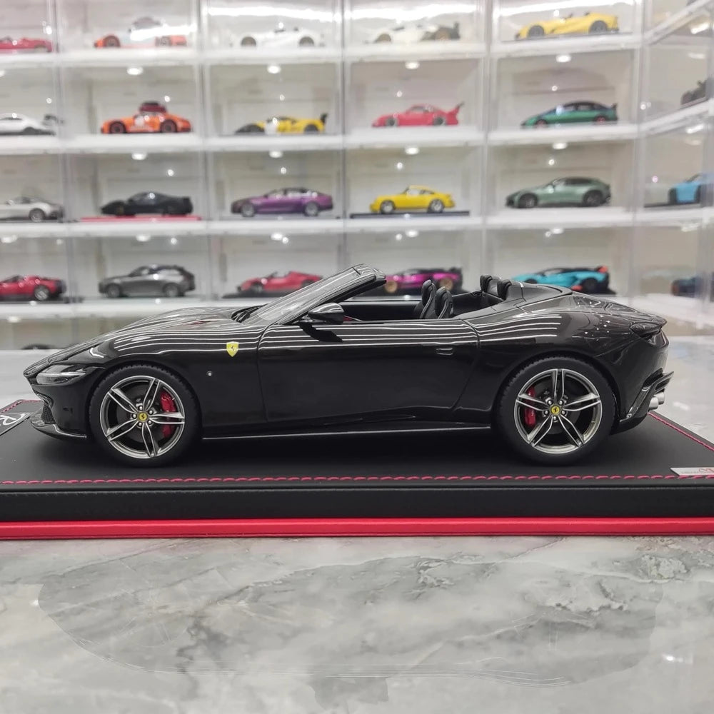 [MR Collection] 1:18 Ferrari 2023 Roma Spider Black Model Car Resin