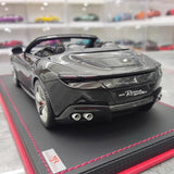 [MR Collection] 1:18 Ferrari 2023 Roma Spider Black Model Car Resin