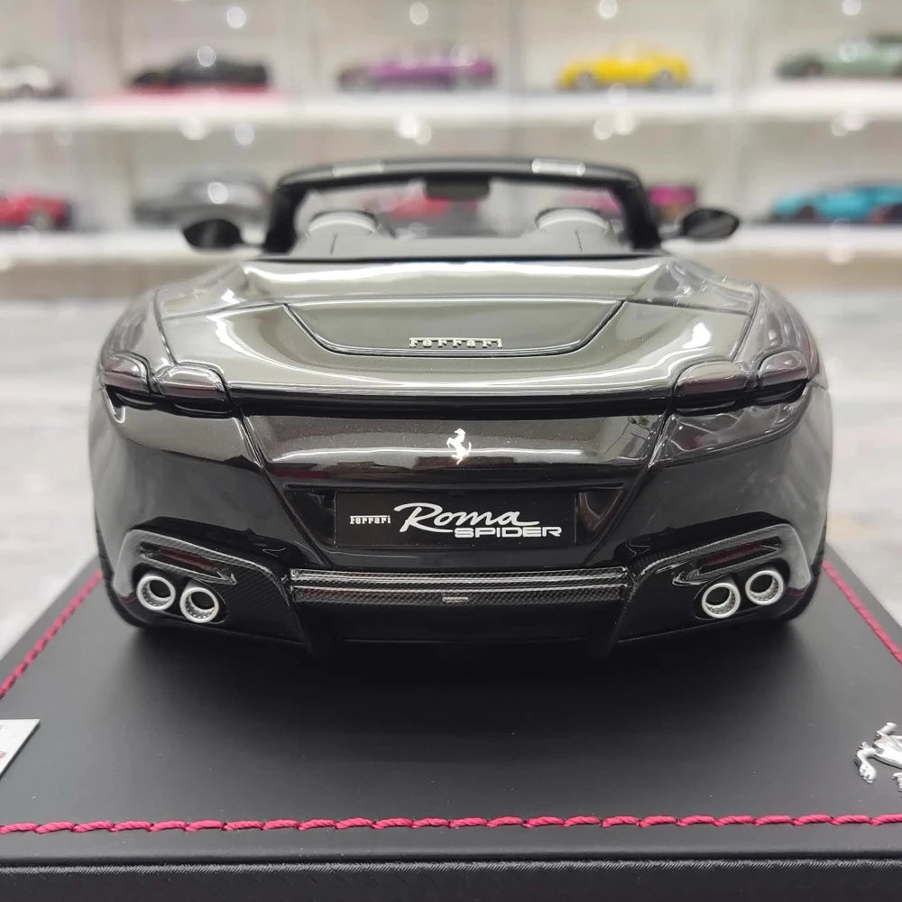 [MR Collection] 1:18 Ferrari 2023 Roma Spider Black Model Car Resin