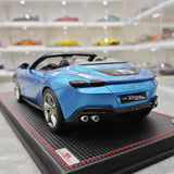 [MR Collection] 1:18 Ferrari 2023 Roma Spider blå modellbil resin