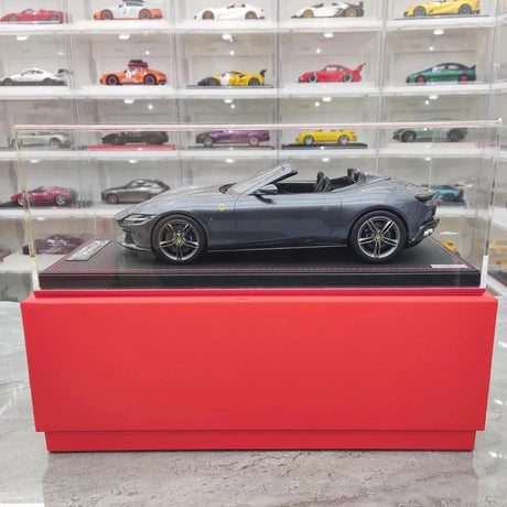 [MR Collection] 1:18 Ferrari 2023 Roma Spider Gray Model Car Resin