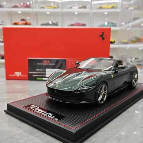 [MR Collection] 1:18 Ferrari 2023 Roma Spider Green Model Car Resin