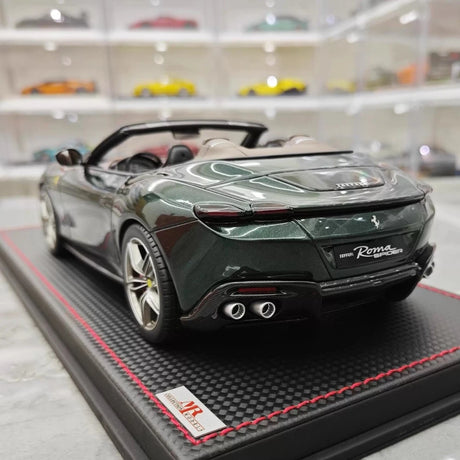 [MR Collection] 1:18 Ferrari 2023 Roma Spider Green Model Car Resin