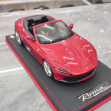 [MR Collection] 1:18 Ferrari 2023 Roma Spider Red Model Car Resin
