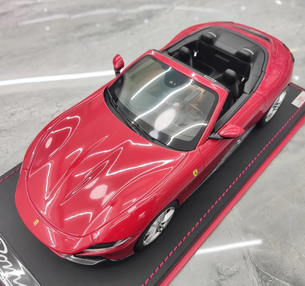 [MR Collection] 1:18 Ferrari 2023 Roma Spider Red Model Car Resin