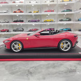 [MR Collection] 1:18 Ferrari 2023 Roma Spider Red Model Car Resin