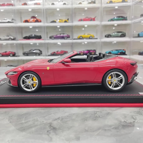 [MR Collection] 1:18 Ferrari 2023 Roma Spider Red Model Car Resin