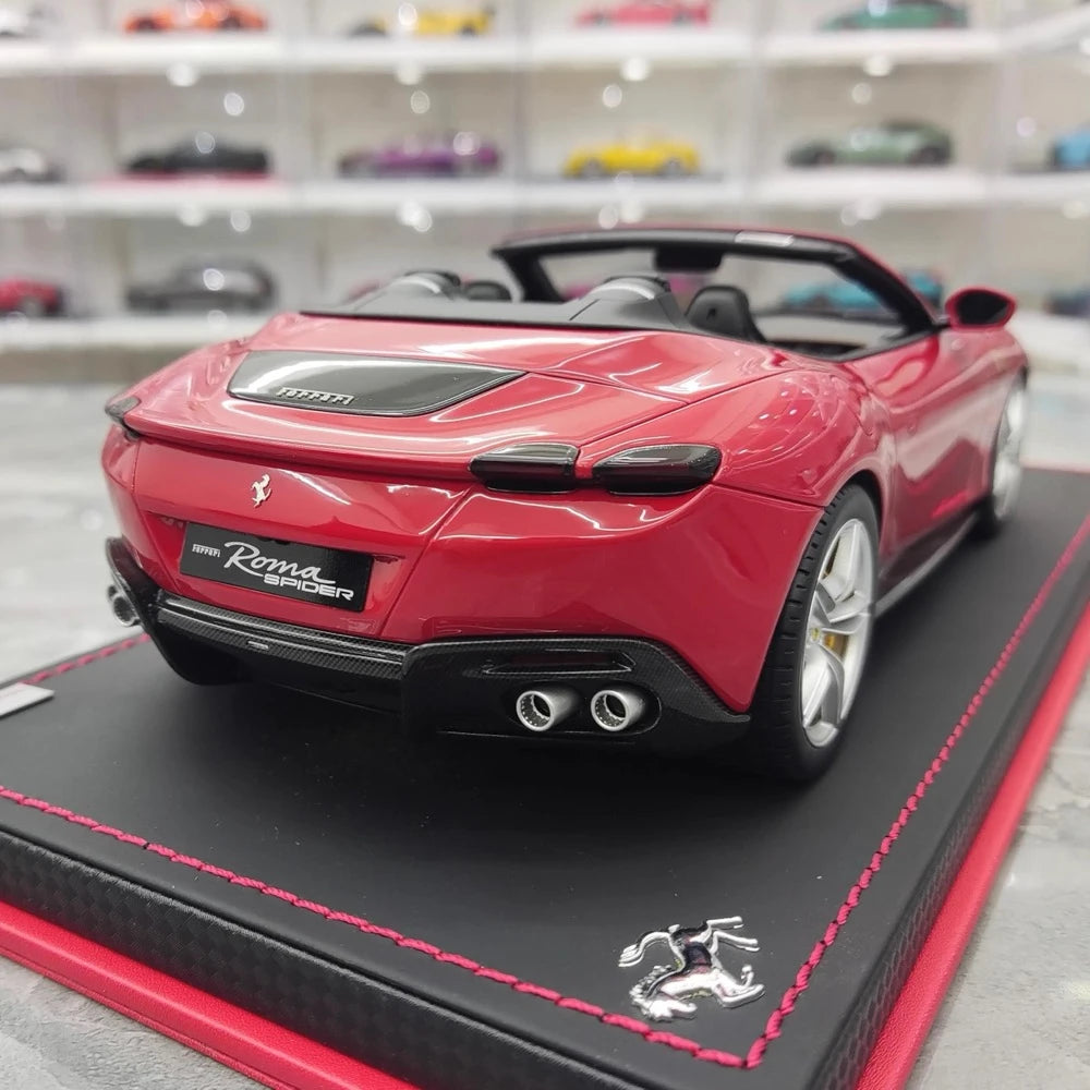 [MR Collection] 1:18 Ferrari 2023 Roma Spider Red Model Car Resin