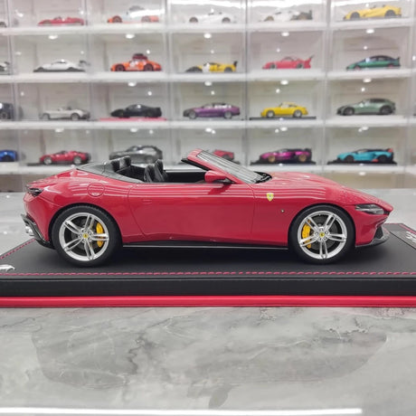 [MR Collection] 1:18 Ferrari 2023 Roma Spider Red Model Car Resin