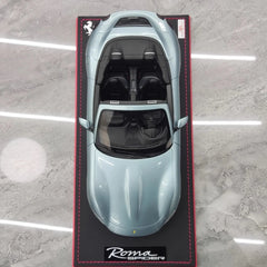 [MR Collection] 1:18 Ferrari 2023 Roma Spider Light Blue Model Car Resin