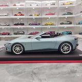 [MR Collection] 1:18 Ferrari 2023 Roma Spider Light Blue Model Car Resin