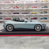 [MR Collection] 1:18 Ferrari 2023 Roma Spider Light Blue Model Car Resin