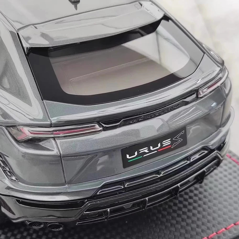 [MR Collection] 1:18 Lamborghini 2018 URUS S Gray Model Car Resin