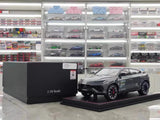 [MR Collection] 1:18 Lamborghini 2018 URUS S grigio modellino di auto resina