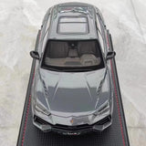 [MR Collection] 1:18 Lamborghini 2018 URUS S grigio modellino di auto resina